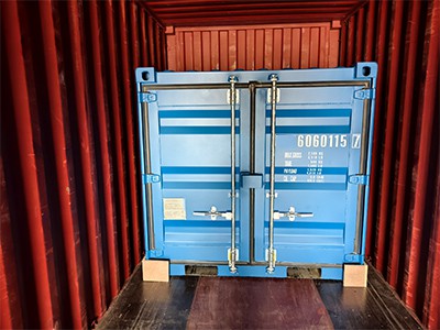 आप 6 फुट कंटेनर को कैसे शिप करते हैं